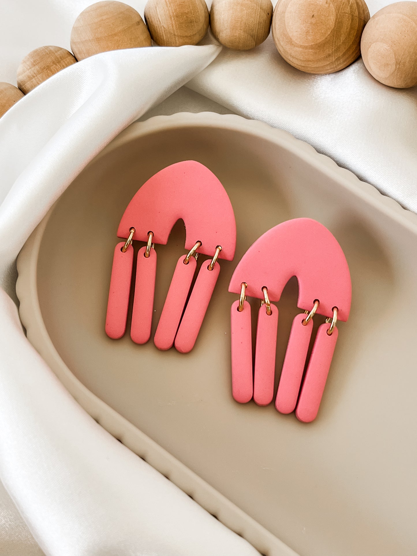 Neches Statement Earring - Pink