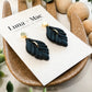 Garden Drop Earrings - Black