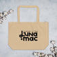 Large organic tote bag