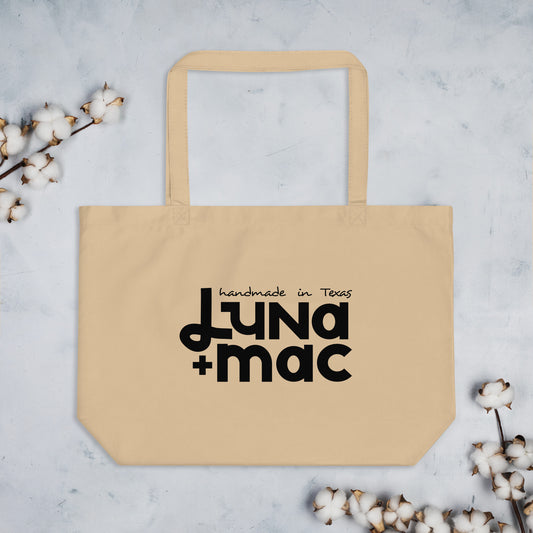 Large organic tote bag